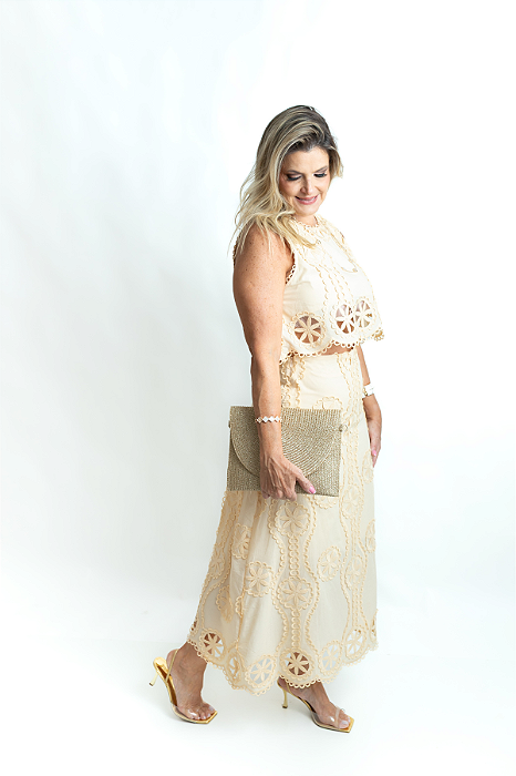 Conjunto Grazy Saia e Cropped