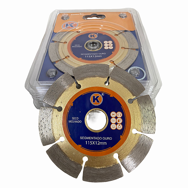 Disco Diamantado 115mm Segmentado Ouro