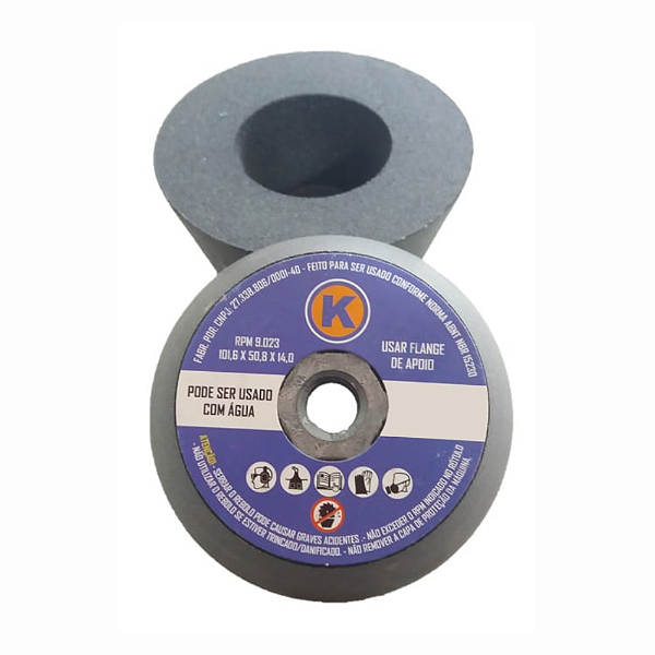 Rebolo Copo Cônico 4 Polegadas #36 Ferro Fundido