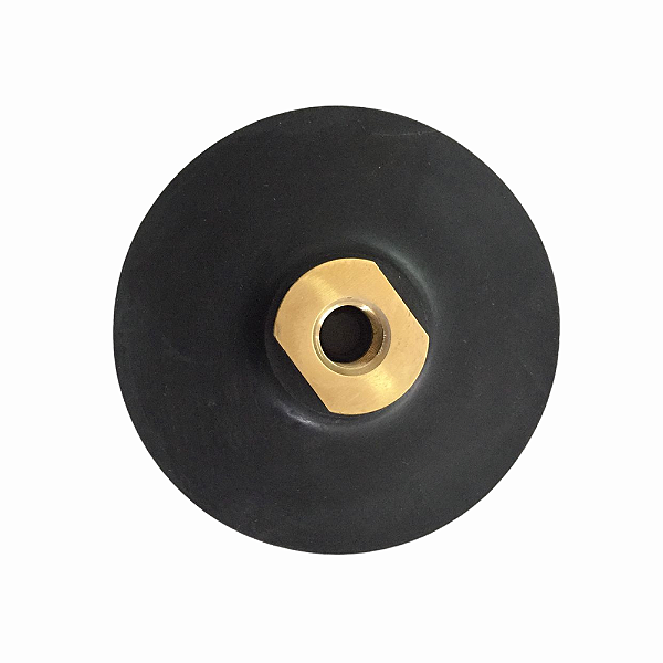 Suporte Prato Lixa 100mm 4 Polegadas Borracha Super Flexivel