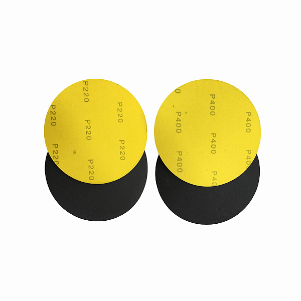 kit Lixas com Velcro 7" 180mm - #220 #400 #320 - 30und cada
