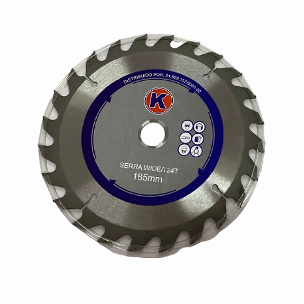 Serra Widea 24 Dentes 185mm para Madeira