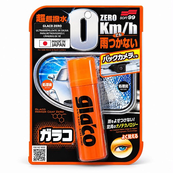 SOFT99 GLACO ZERO REPELENTE DE AGUA PARA RETROVISOR 40 ML