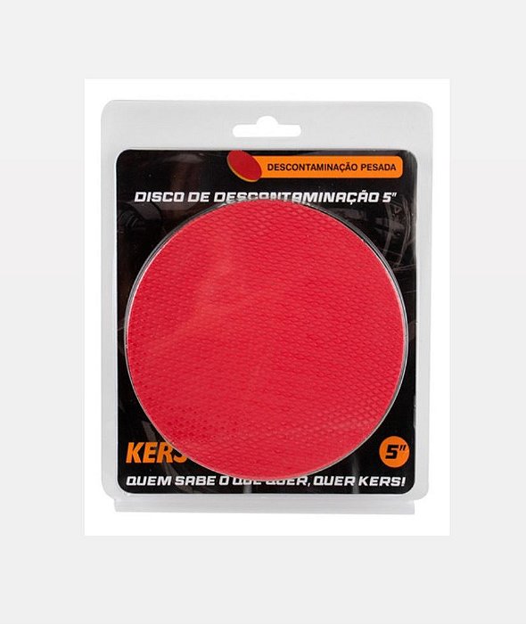 KERS DISCO CLAYBAR DE DESCONTAMINACAO PESADA 5" COM VELCRO