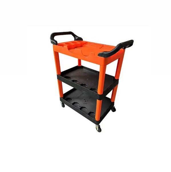 KERS CARRINHO PARA FERRAMENTAS POWER RHINO PRETO E LARANJA