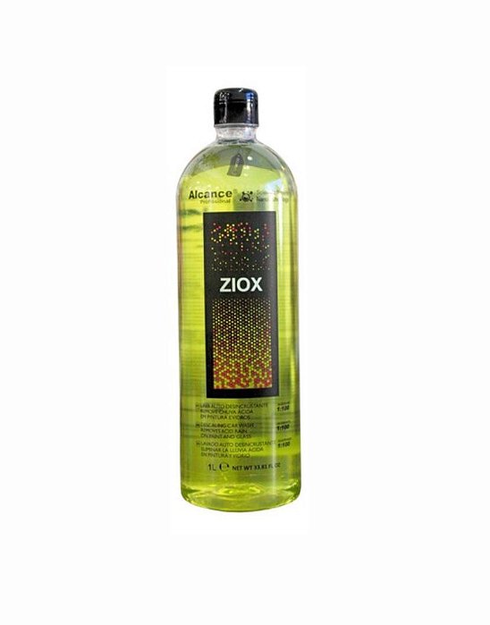 ALCANCE ZIOX 1 Litro Shampoo acido e Remov. de chuva acida da pintura - concentrado 1:100