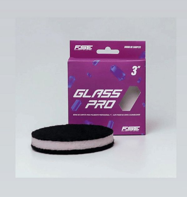 BOINA DE CARPETE 3" GLASS PRO