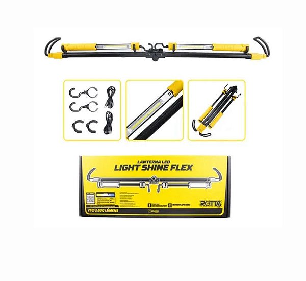 ROTTA 376 LANTERNA LED COB DE 30W DOBRAVEL PARA CAPOTA