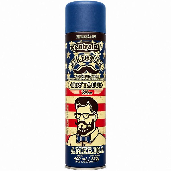 CENTRALSUL SILICONE AEROSSOL MEN AMERICA 400ML