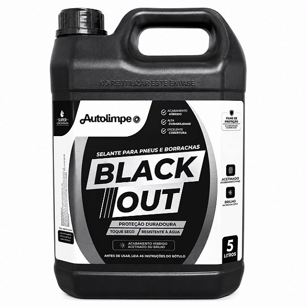 AUTOLIMPE BLACKOUT SELANTE 5L