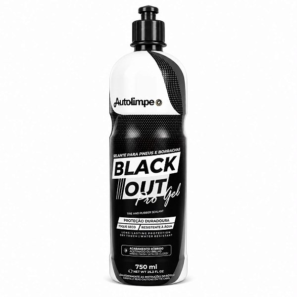 AUTOLIMPE BLACKOUT PRO GEL - SELANTE DE BORRACHAS 750ML