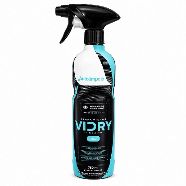 AUTOLIMPE VIDRY - LIMPADOR DE VIDROS 750ML