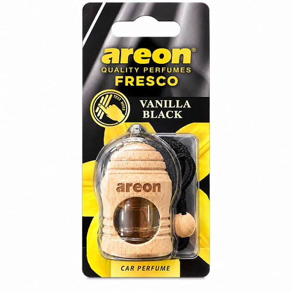 AREON FRESCO VANILLA BLACK BAUNILHA PRETO