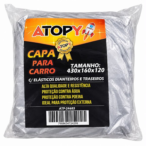 ATOPY CAPA P/ CARRO EVA 430X160X120CM ELASTICO DIANTEIRO/TRASEIRO