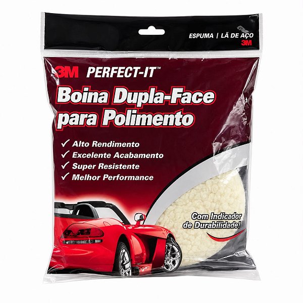 3M BOINA 3M DF NORMAL DUPLA FACE 8"