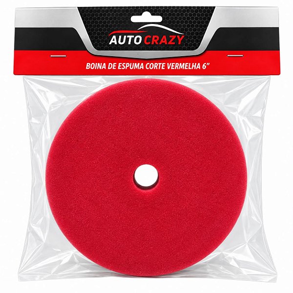 AUTOCRAZY BOINA DE ESPUMA CORTE VERMELHO 6