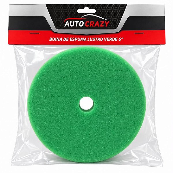 AUTOCRAZY BOINA DE ESPUMA LUSTRO VERDE 6 POL