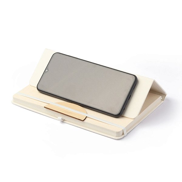 Caderno Ecológico com Suporte smartphone Delta