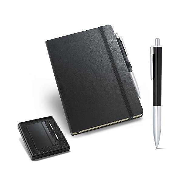 Kit de Caderno e Esferográfica Molfetta