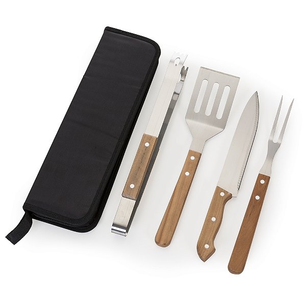 Kit Churrasco 4  Peças Valadares