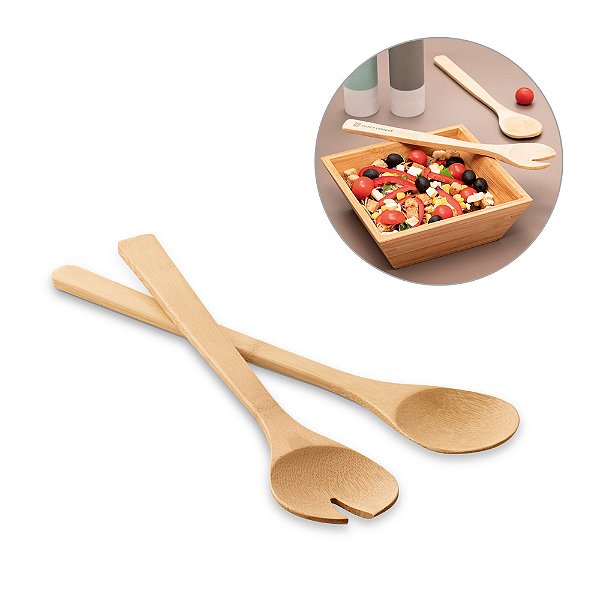 Conjunto de Talheres em bambu Pitanguy