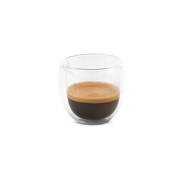 Conjunto de Copo de Café em vidro isotérmico  Samoura