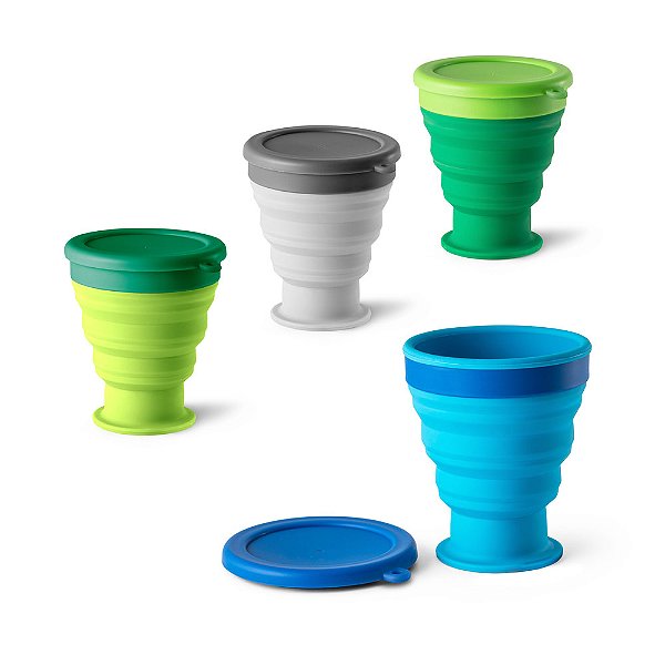 Copo Dobrável em Silicone Acor