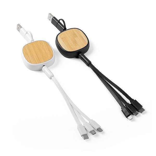 Cabo USB Retrátil 3 em 1 Ralat