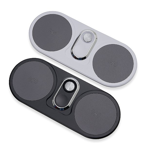 Base Dupla Indução para Celular e Relógio Melie