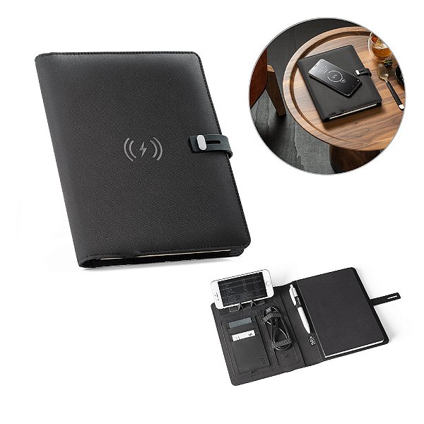 Pasta com carregador wireless  Ecológica Roque