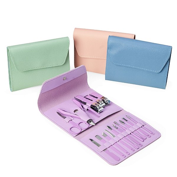 Kit manicure com 16 peças Nails