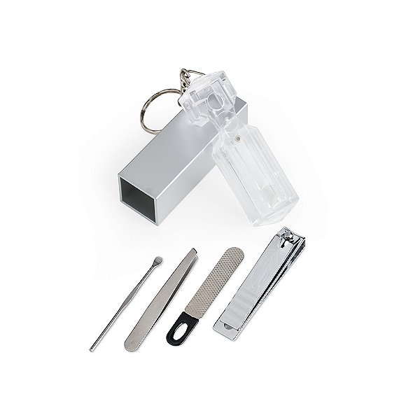 Chaveiro Kit Manicure 4 peças Dalap