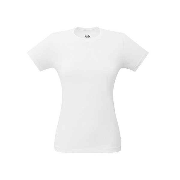 Camiseta feminina Branca 100% algodão Paraíba