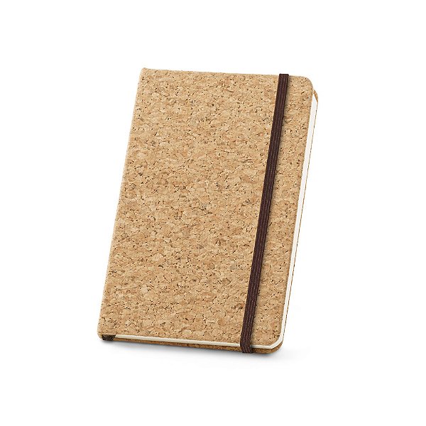Caderno A6 de capa dura em cortiça Notify
