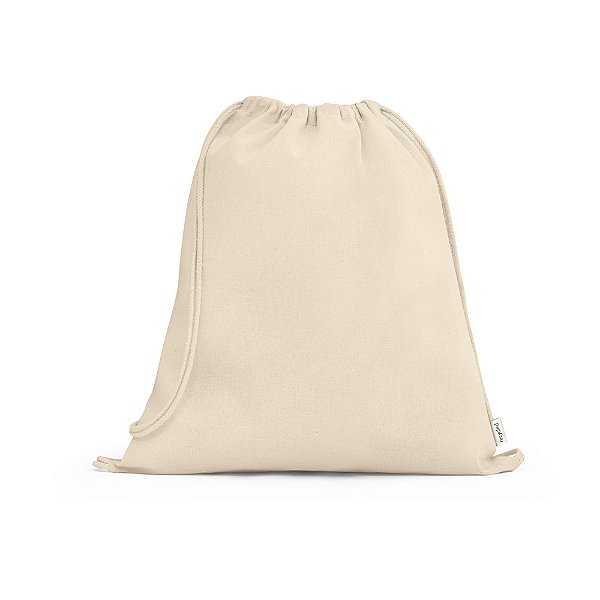 Sacola mochila em algodão reciclado Recot