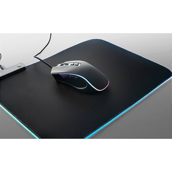 Mouse para jogos em ABS com acabamento em borracha Gripm