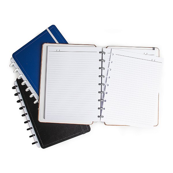 Caderno de Disco Percalux de capa dura com 64 folhas SmartJot
