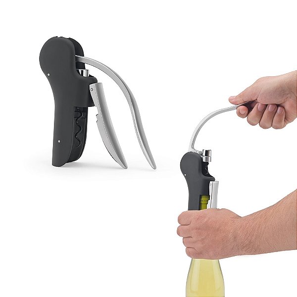 Saca-rolhas em ABS e zinco Sommelier