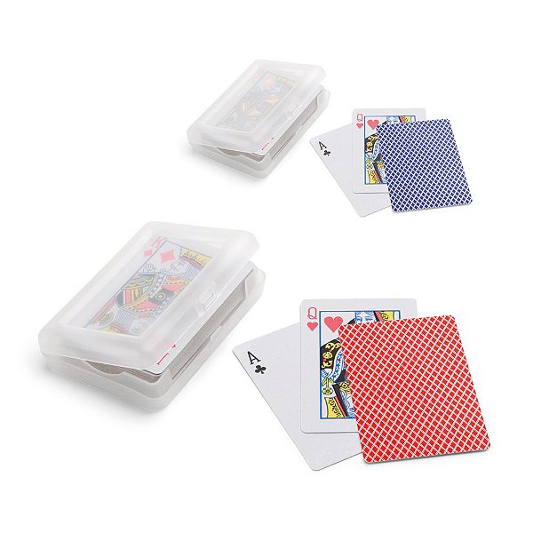 Baralho de 54 cartas em papel plastificado Play