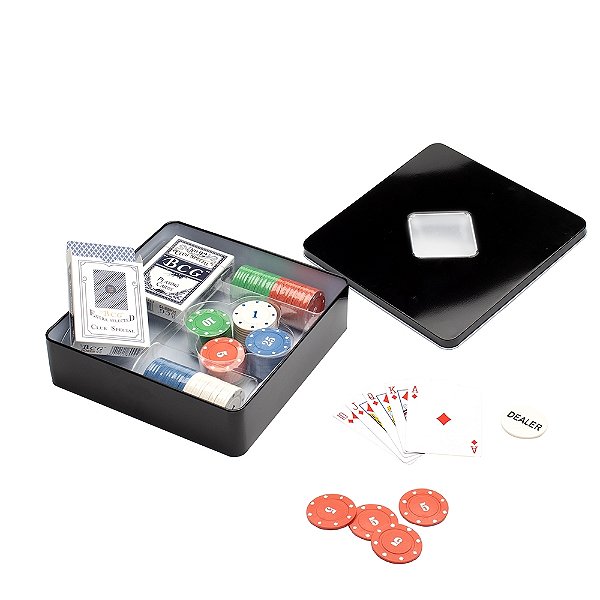 Kit Poker 100 Fichas Auriga