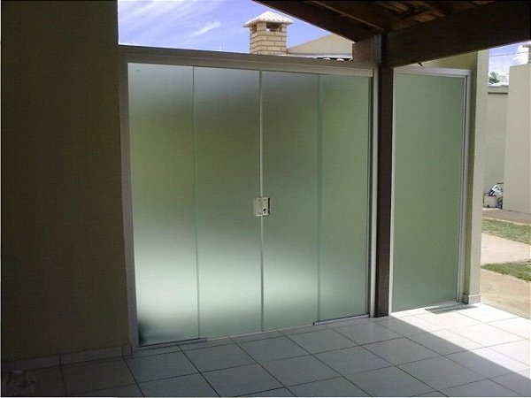 Adesivo Decorativo Jateado liso p/ Vidro - Box, Janelas e Portas - 100 x 50 cm