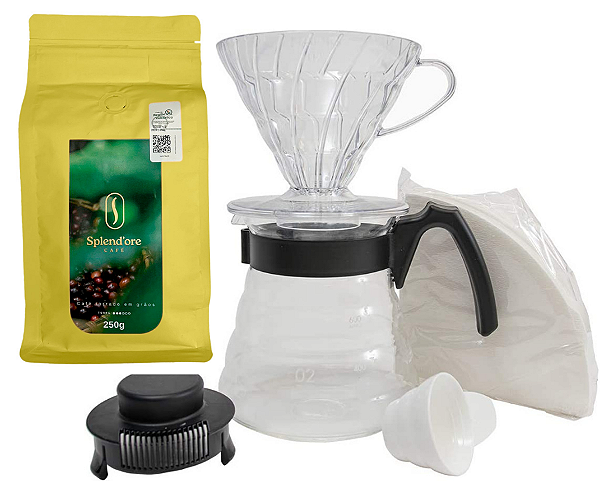 HARIO V60 + CAFÉ ESPECIAL REGIÃO VULCÂNICA