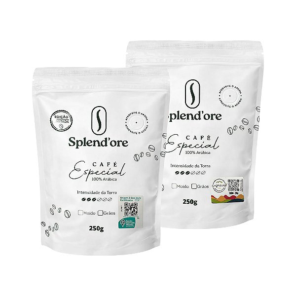 Queridinhos de Minas: Kit Especial com 2 Cafés Seletos Splend'ore