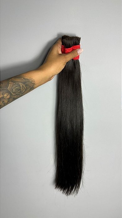 Cabelo liso Indiano 55cm