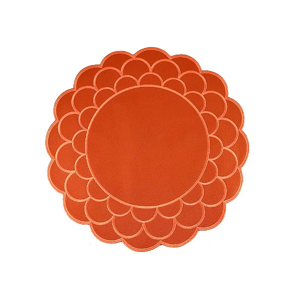 Lugar Americano Flor Laranja