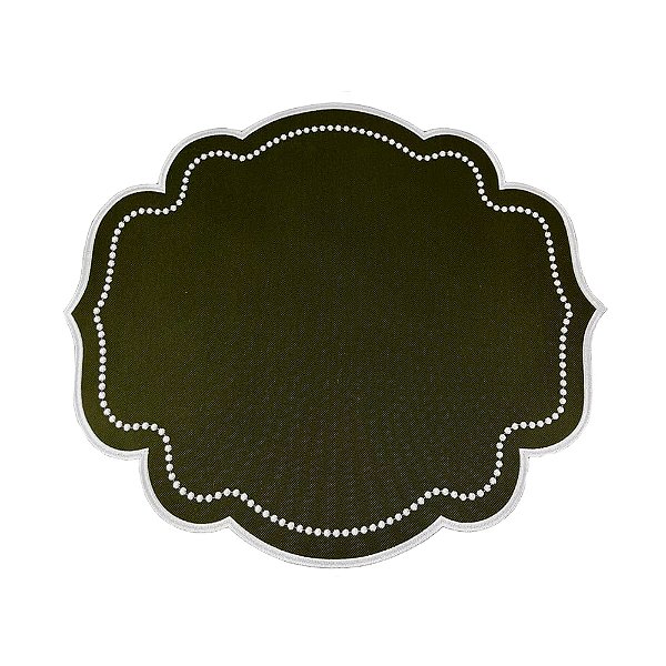 kit 2 Lugares Americanos Clássico Curvas Verde Musgo