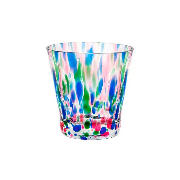 Jogo de 6 Copos Cristal Murano Cores