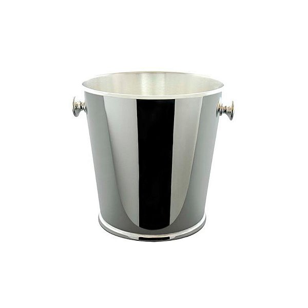 Balde Cônico Liso Prata para Champagne - St. James - 4L