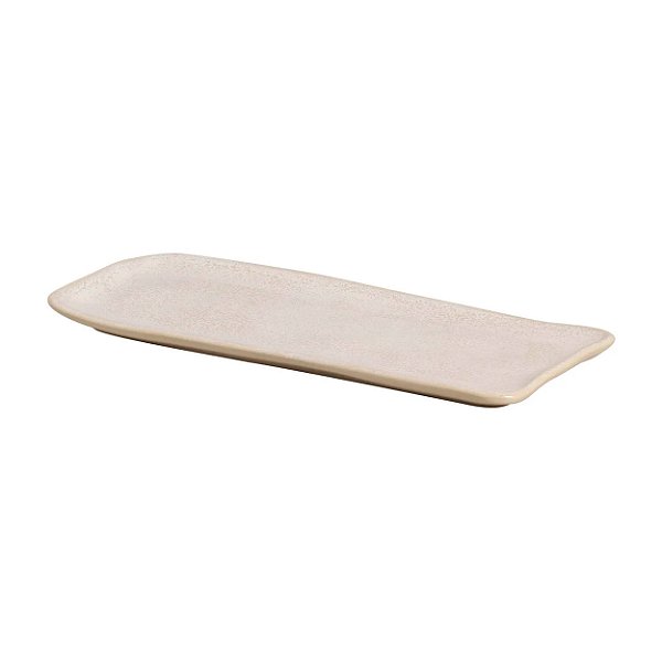 Jogo 4 pçs Travessa Retangular Média Latte 33x11cm