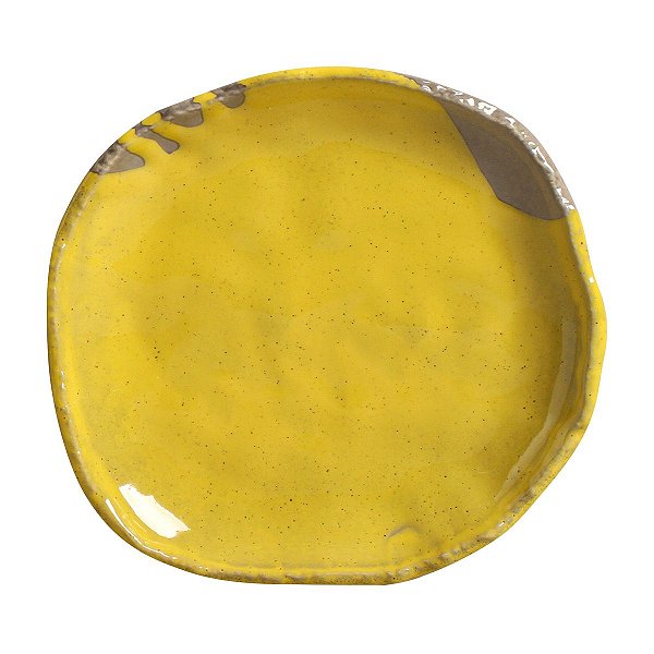 Conjunto Com 4 Pratos De Sobremesa Orgânico Eco Cerrado Ø19cm